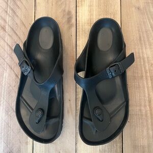 Birkenstock Gizeh EVA Thong Sandal Women Size 37/  US 6-6.5 Black